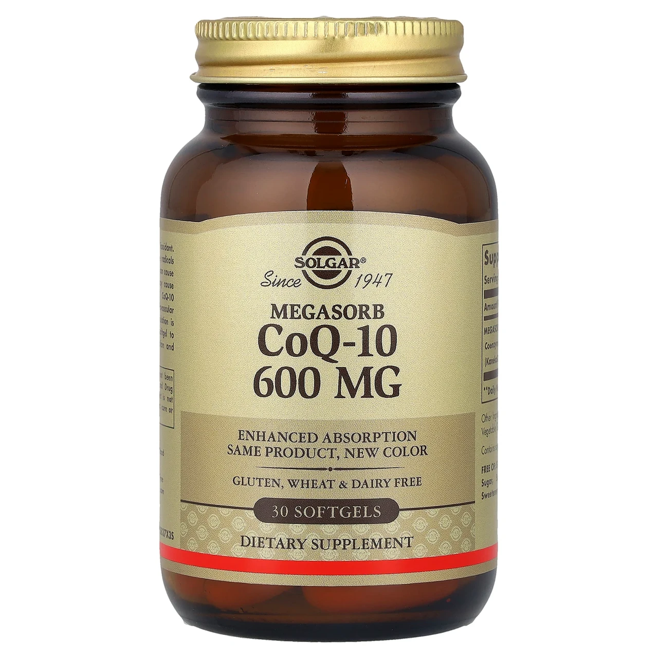 Solgar, Мегасорб з CoQ-10, 600 мг, 30 м'яких желатинових капсул, Київ, фото 1