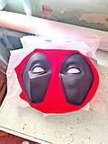 Тканинна маска Дедпула/ Косплей маска Дедпул, фото 5