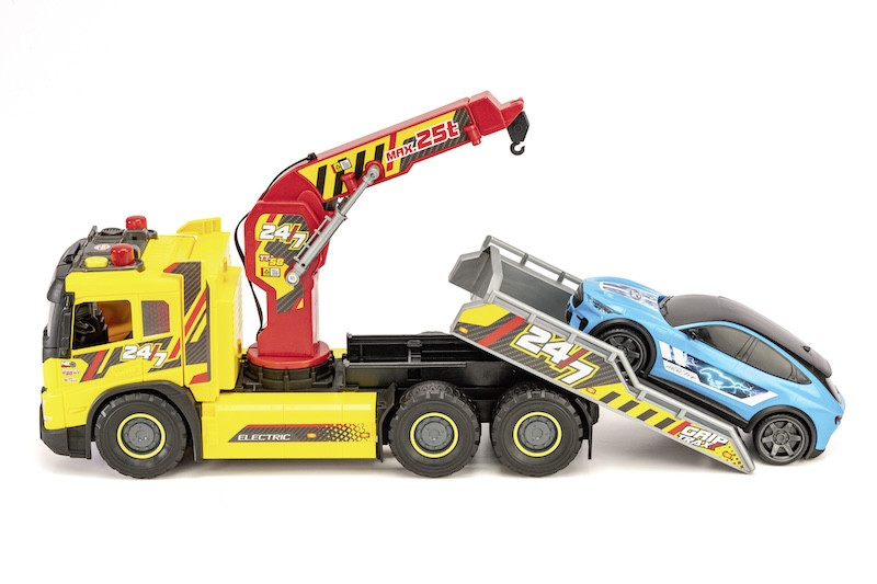 Автомобіль Вольво Евакуатор Dickie Toys Volvo Giant Tow Truck з машинкою, зі звук. та світл. ефектами, 55 см 3749039, фото 1
