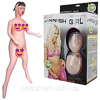 Секс лялька надувна для інтимних задоволень з вібрацією і насадками для дорослих 152 см