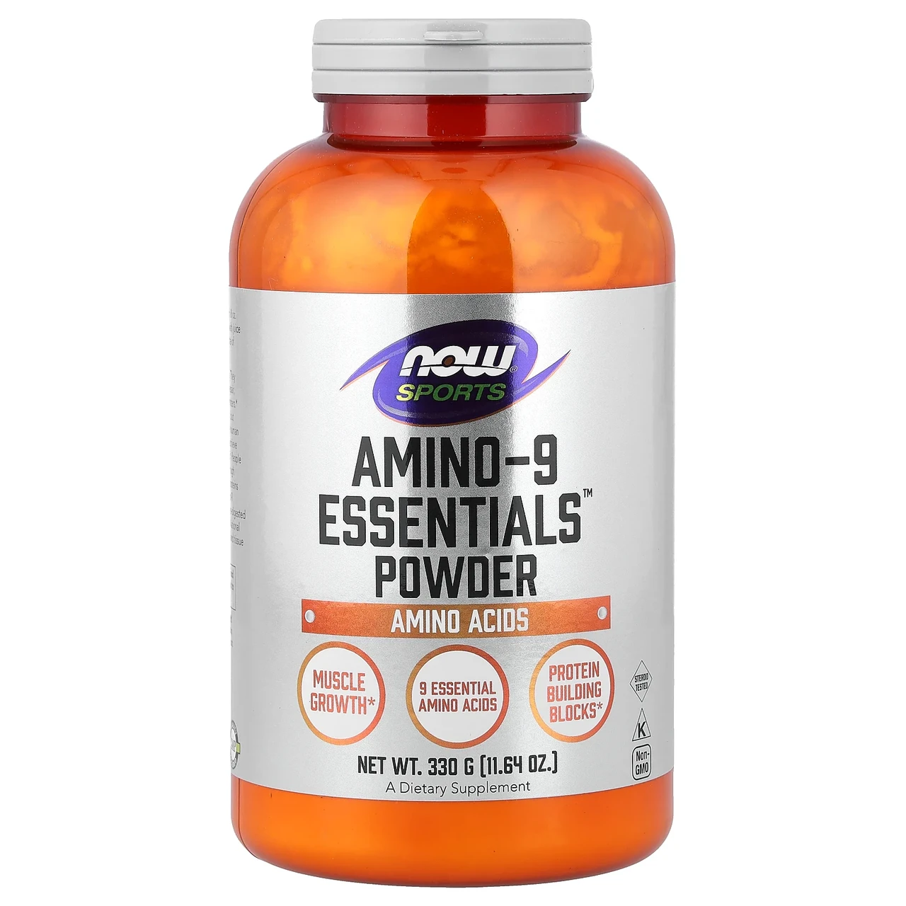 NOW Foods, Sports, Amino-9 Essentials Powder, 330 г (11,64 унции), Київ, фото 1