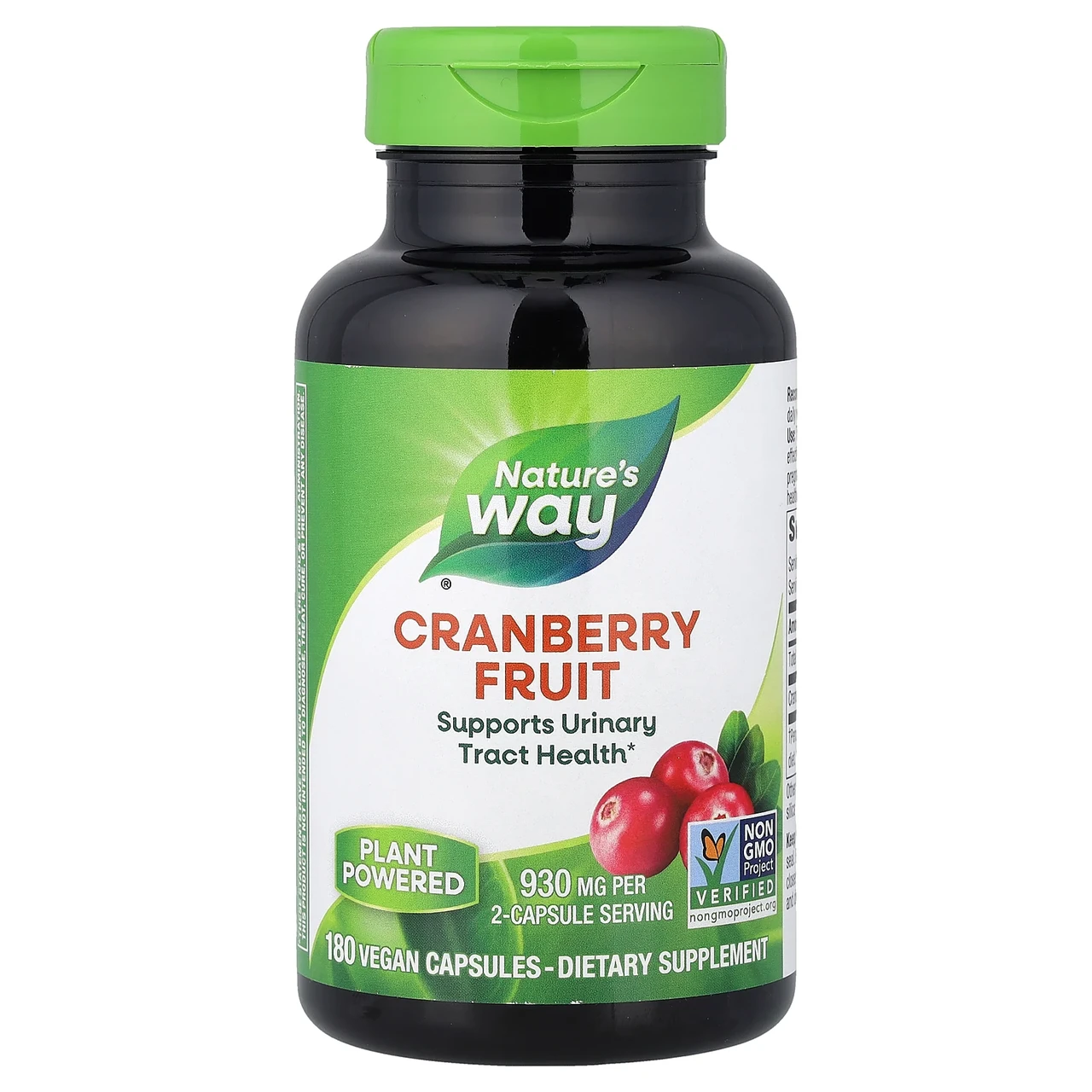 Nature's Way, клюква, 465 мг, 180 веганських капсул, Київ, фото 1