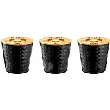 Набір жерстяних баночок EDENBERG для сипучих продуктів 3 шт по 1400 мл, фото 2