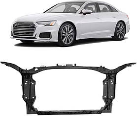 Панель (облицювання) переднього бампера Audi a6 c8 4k0 (Тайвань). 4K0805594