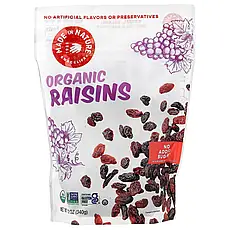 Made in Nature, органічний сушений родзинки, соковиті та насичені суперсніжки, 340 г (12 унций), Київ