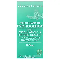 Viva Naturals, French-Maritime Pycnogenol` 60 рослинних капсул