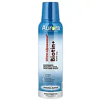 Aurora Nutrascience, Ultra-Liposomal Biotin+, 10 000 мкг, 300 мл (10 рідк. унцій) (5000 мкг в 1 ч. л.)