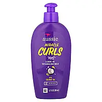 Aussie, Miracle Curls, незмивне молочко для розплутування волосся з кокосом і олією жожоба, 200 мл (6,7 рідк.