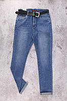 Джинси жіночі стрейчові модель МОМ