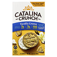 Catalina Crunch, Sandwich Cookies, ванільний крем, 14 штук, 168 г (5,92 унції)