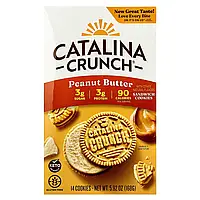 Catalina Crunch, Sandwich Cookies, арахісова паста, 14 штук, 168 г (5,9 унції)