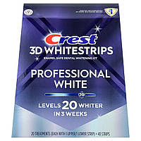 Crest, 3D Whitestrips, набір для вибілювання зубів, 40 смужок