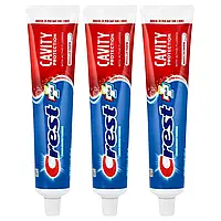 Crest, Cavity Protection, зубна паста проти карієсу з фтором, звичайна паста, 3 тюбики по 161 г (5,7 унції)