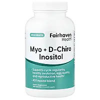 Fairhaven Health, міо- та D-хіроінозитол, 240 капсул