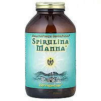 HealthForce Superfoods, Спіруліна манна, 450 веганських капсул
