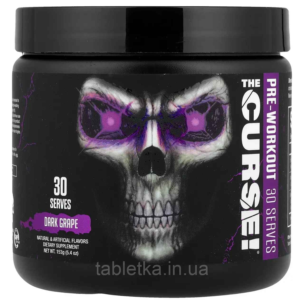 JNX Sports, The Curse!®, Pre-Workout, Dark Grape, 5.3 oz (150 g)