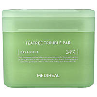 MEDIHEAL, Tea Tree Trouble Pad, 100 таблеток, 170 мл (5,74 жидк. унц.)