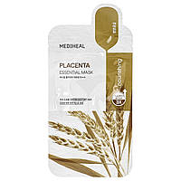 Mediheal, Placenta, Essential Beauty Mask, 1 шт., 24 мл (0,81 рідк. Унції) Дніпр