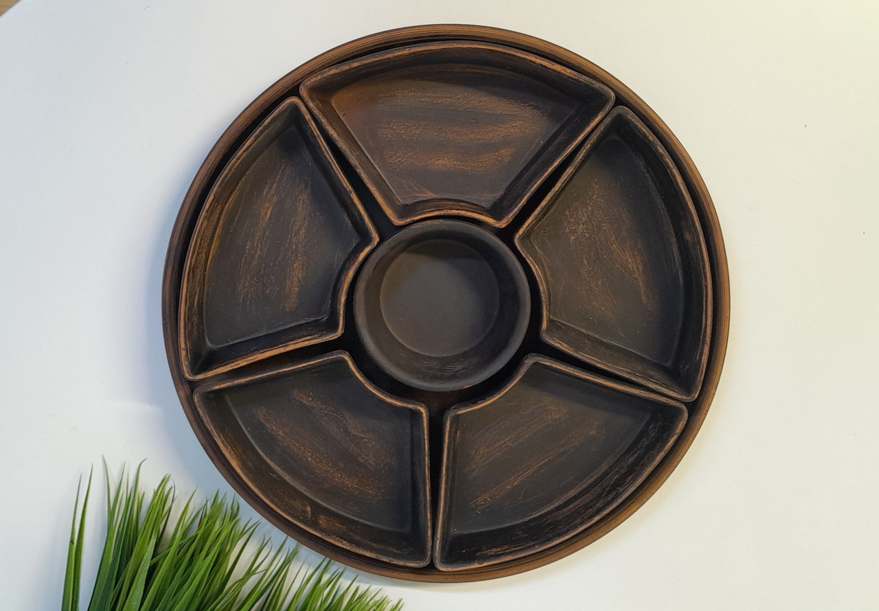 Глиняна менажниця, фото 1