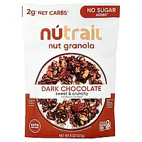 NuTrail, Горіхова гранола, какао, 227 г (8 унцій)