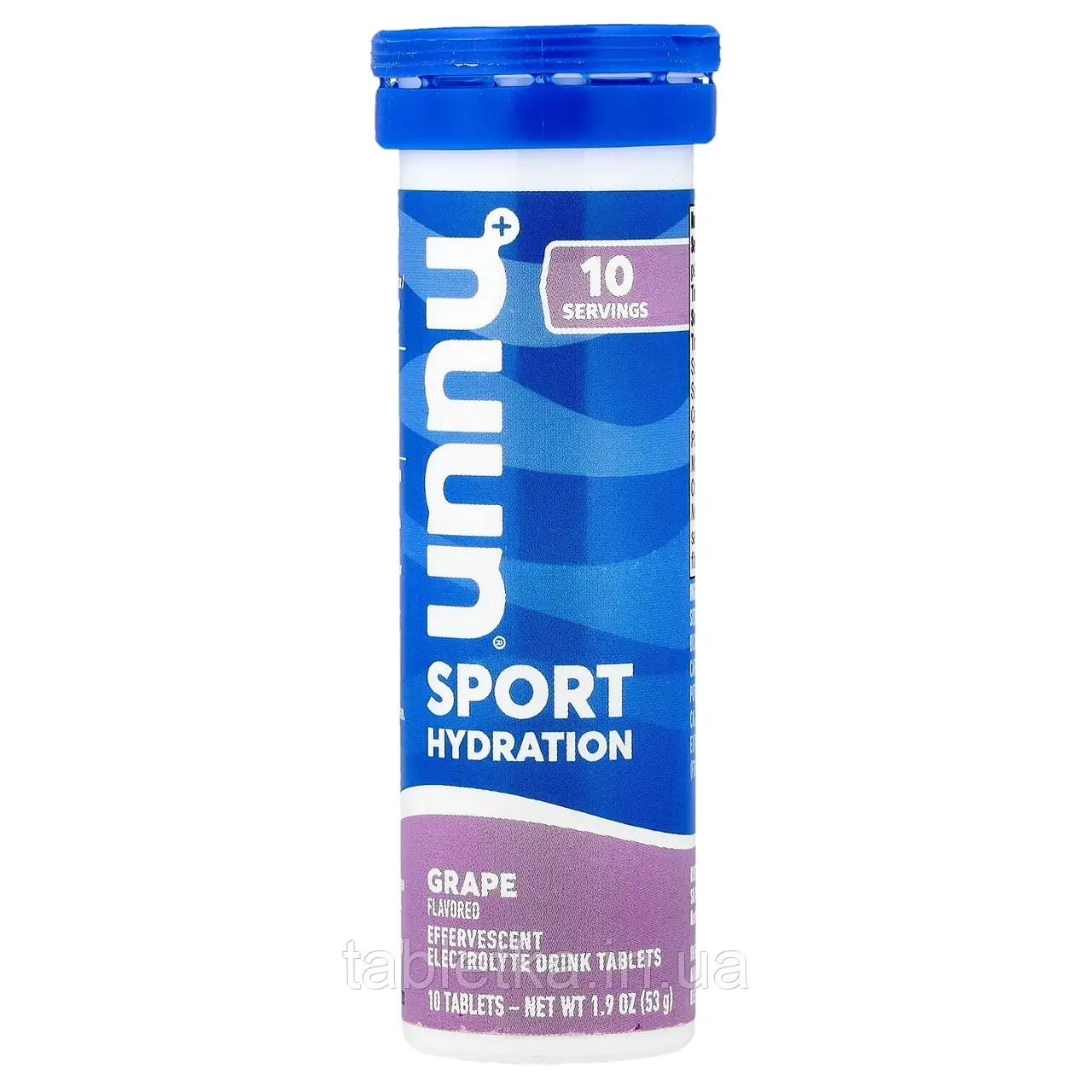 Nuun, Hydration, Sport, домішка із шипучими електролітами, виноград, 10 таблеток Дніпр Дніпро