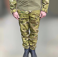 Тактические брюки в камуфляже Multicam, XL, износостойкие, 8 карманов штаны хлопок/полиэстер универсальные лёгкие