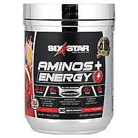 SIXSTAR, Elite Series, Aminos + Energy, фруктовий пунш, 207 г (7,29 унції) Дніпро