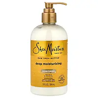 SheaMoisture, Кондиціонер для глибокого зволоження, для кучерявого волосся, необроблена олія ши,