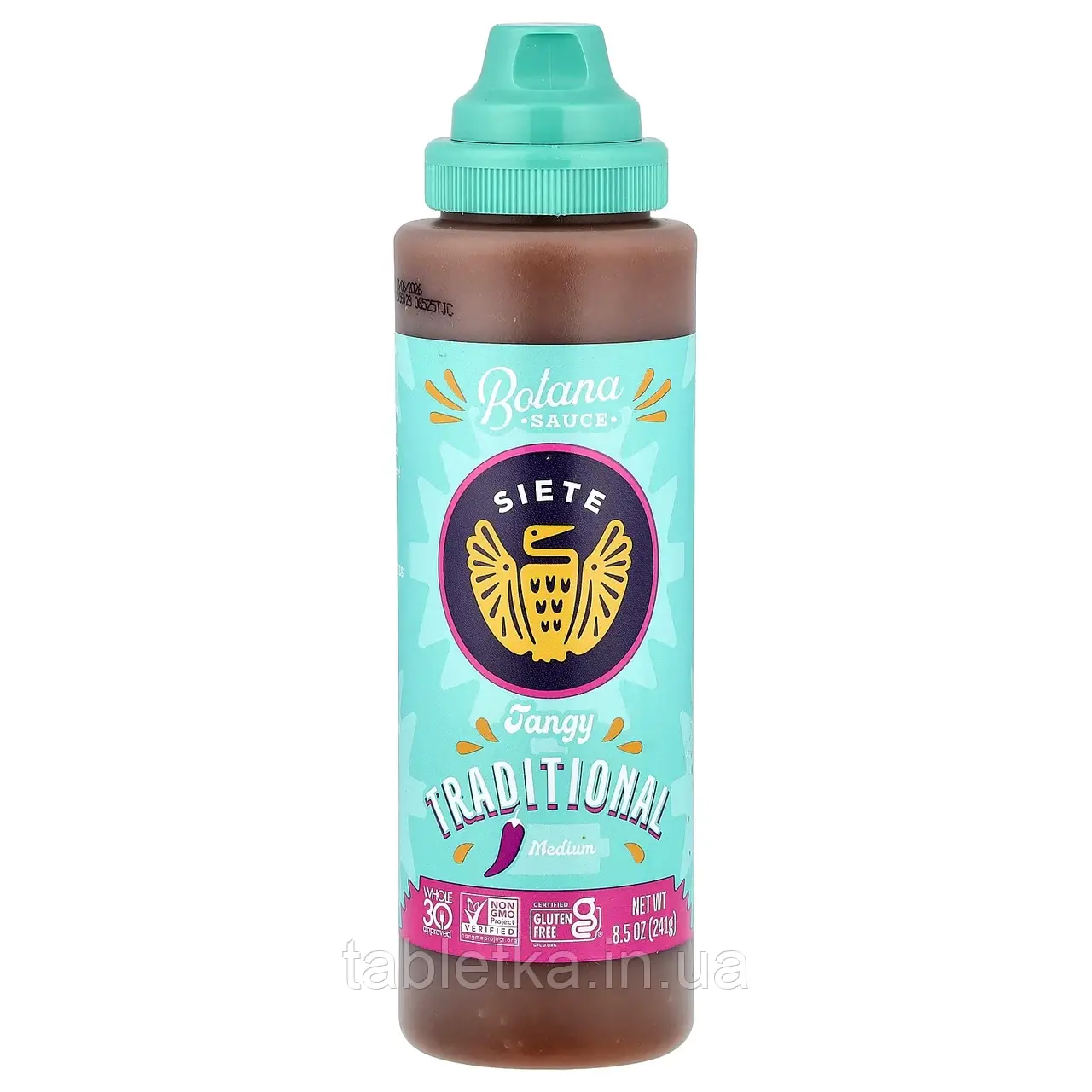 Siete, традиційний ботанічний соус, 248 г (8,5 унції)