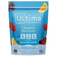 Ultima Replenisher, 6 незамінних електролітів, щоденна суміш електролітів, різноманітний набір, 20 стиків