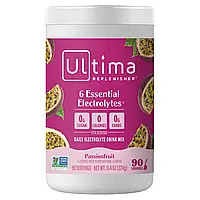 Ultima Replenisher, Суміш електролітів, маракуя, 324 г (11,4 унції)