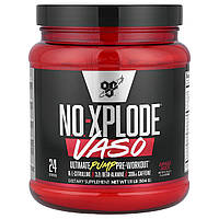BSN, No-Xplode VASO, Ultimate Pump перед тренуванням, сік із джунглів, 504 г (1,11 фунта)