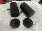 Пневмоподушки пневмобалони в пружини іномарки з тарілками (відбійниками) 85х160, фото 3
