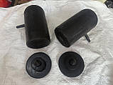Пневмоподушки пневмобалони в пружини іномарки з тарілками (відбійниками) 85х160, фото 4
