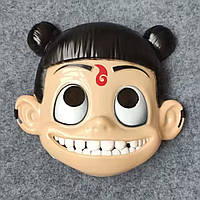 Маска Нэчжа для косплея и вечеринок 22 см Бежевый