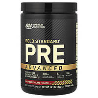 Optimum Nutrition, Gold Standard Pre Advanced, мохіто з малиною та лаймом, 400 г (14,1 унції)