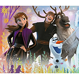 Пазли картонні 5-7 років "Друзі назавжди" Дісней: "Крижане серце" — 70 елм, глітерні ТМ "TREFL" Польща (53018), фото 4