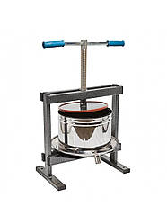 Ручний прес для соку + шкірах Вілен об'ємом 10 літрів неіржавка сталь