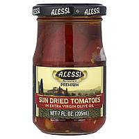 Alessi, Висушені на сонці томати преміальної якості в оливковій олії першого пресування, 205 мл (7 рідк. Дніпро