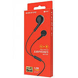 Навушники дротові BOROFONE BM40 Sage з мікрофоном (3.5) чорні (6931474716897), фото 3