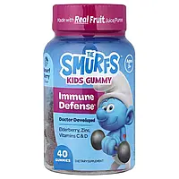 The Smurfs, Kids Gummy, для иммунной защиты, для детей от 3 лет, смурфики, 40 жевательных таблеток, Киев