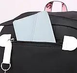 Рюкзак шкільний портфель Міку Хатсуне Miku Hatsune вокалоїд для дівчинки підлітковий, 45х30х13 см, чорний, фото 4