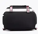 Рюкзак шкільний портфель Міку Хатсуне Miku Hatsune вокалоїд для дівчинки підлітковий, 45х30х13 см, чорний, фото 7