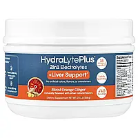 Hydralyte Plus+, поліпшене зволоження, червоний апельсин і імбир, 360 г (12,7 унції)