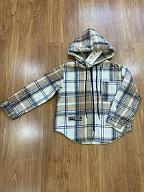 Сорочка кашемір у клітинку дитяча р.116/134; Опт. Україна