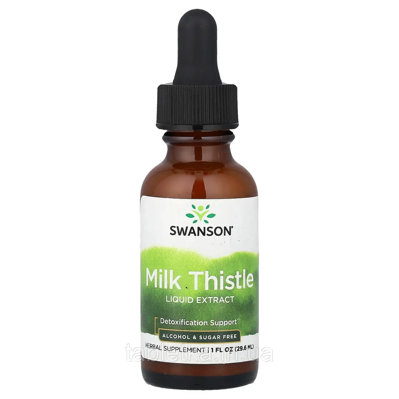 Swanson, Рідкий екстракт розторопші, без спирту та цукру, 29,6 мл (1 рідк. Унція) Дніпр Дніпро