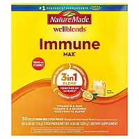 Nature Made, Wellblends, ImmuneMax, зі смаком апельсина, 30 пакетиків по 11,3 г (0,39 унції)
