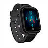 Смарт годинник для дітей LT21 з GPS 4G, відеодзвінком, акумулятором 600 mAh + захисне скло в комплекті Чорний, фото 7