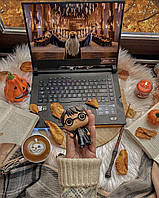 Діамантова вишивка. Картина на підрамнику "Перегляд улюбленого Гаррі Поттера", 40х50см, квадратні стрази