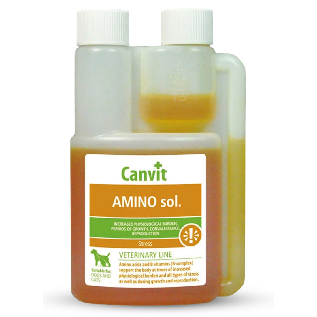 Аміно сол Canvit Amino sol імуномодулятор рідка комплексна вітамінна добавка для тварин, 250 мл, фото 1
